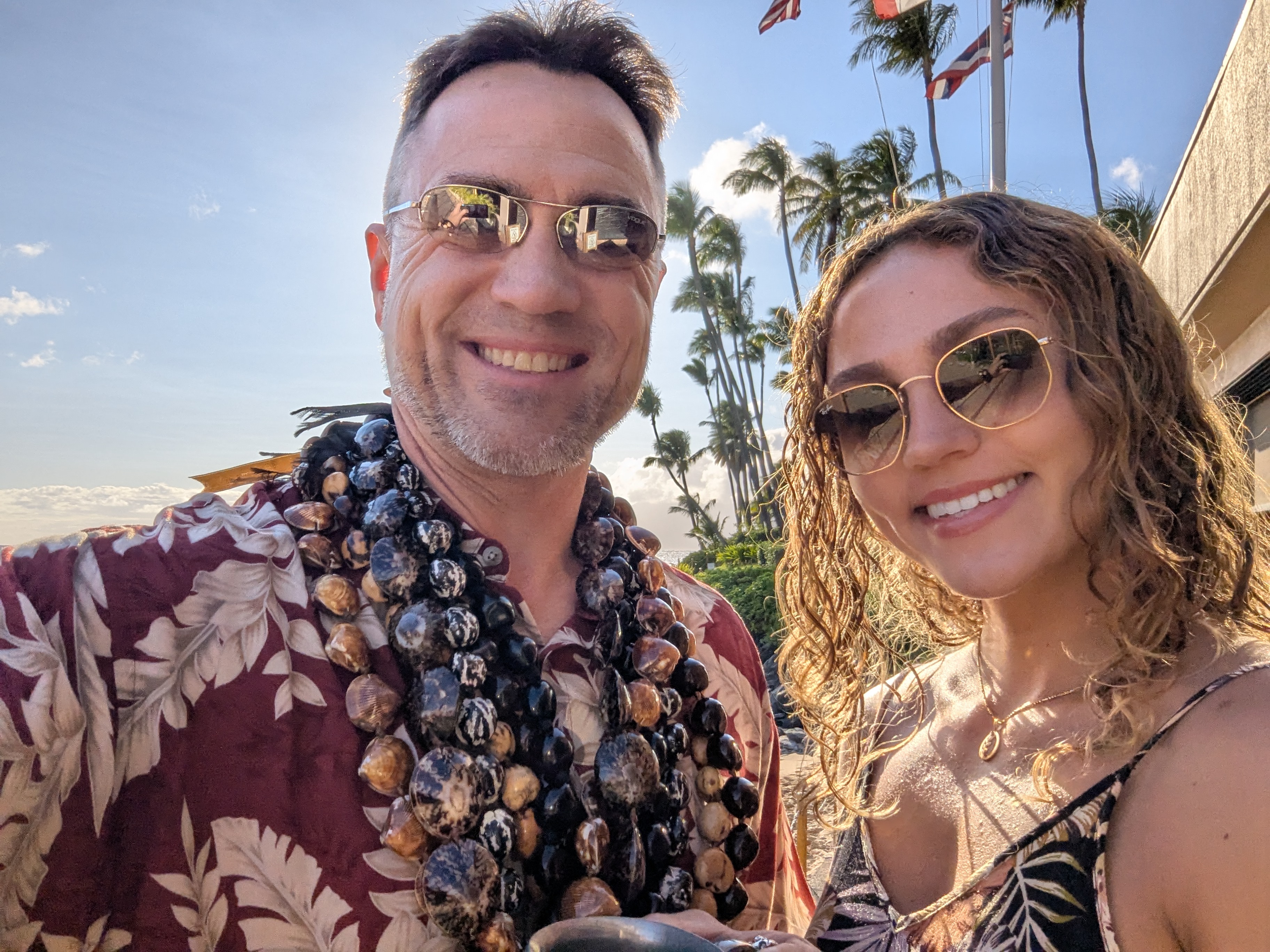 Scott and Clarice in Maui